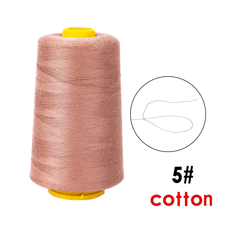 Alileader New Black Nylon Hair Weaving Thread For Hair Extensions 1500M Wig Thread For Sewing Threads For Sewing Machine Cotton
