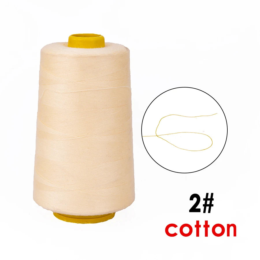 Alileader New Black Nylon Hair Weaving Thread For Hair Extensions 1500M Wig Thread For Sewing Threads For Sewing Machine Cotton