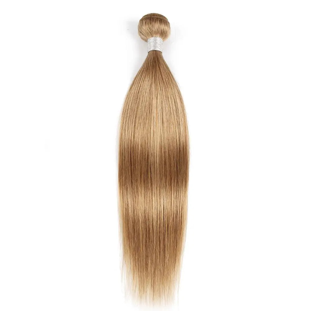 Ali Grace Hair Bone Straight Bundles Weaves 100% Remy Honey Blonde 613 human hair bundles #8 Ash Hair Extensions 95g±5g