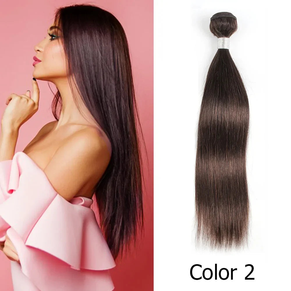 Ali Grace Hair Bone Straight Bundles Weaves 100% Remy Honey Blonde 613 human hair bundles #8 Ash Hair Extensions 95g±5g
