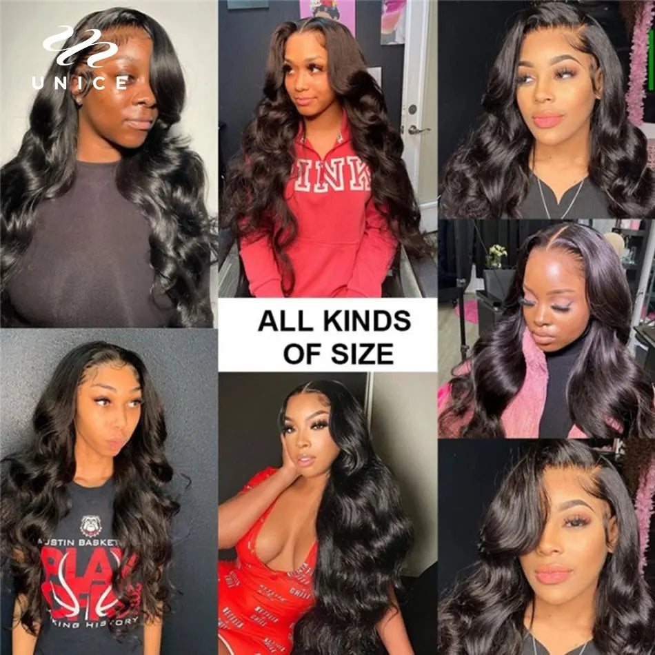 UNICE Hair Bundles Malaysian Body Wave 4 Bundles 100% Remy Hair Weaving Natural Color Human Hair Weaves 8-30inch