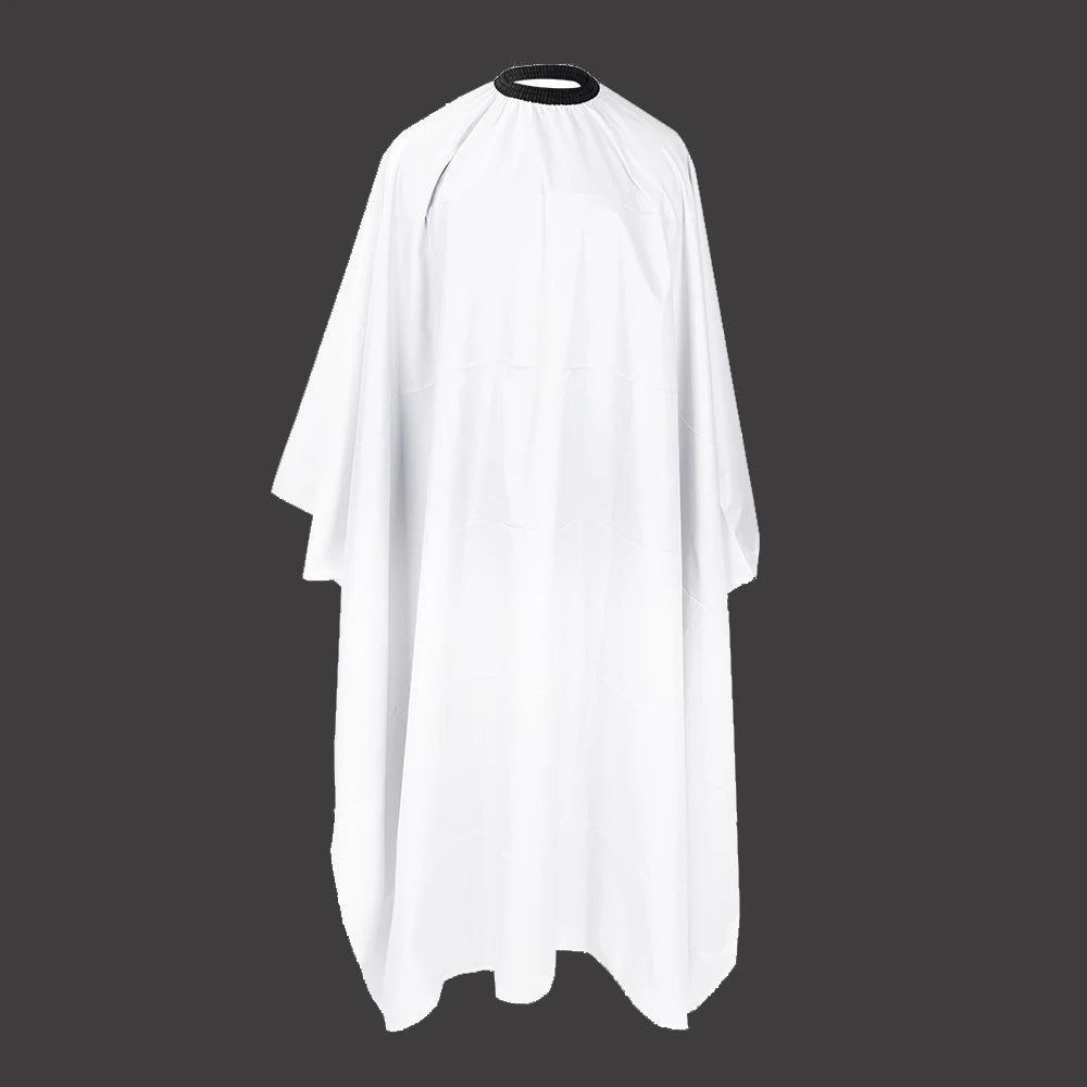 Alileader Professional Hairdressing Salon Nylon Cape with Buckle Snap,Barber Styling Cape,Unisex Black Hair Cutting Cape