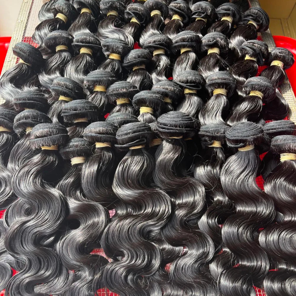 UNICE Hair Top Quality 100% Human Hair Bundles Wholesale Body Wave Bundles 100Gram Per Bundle 8-30Inch