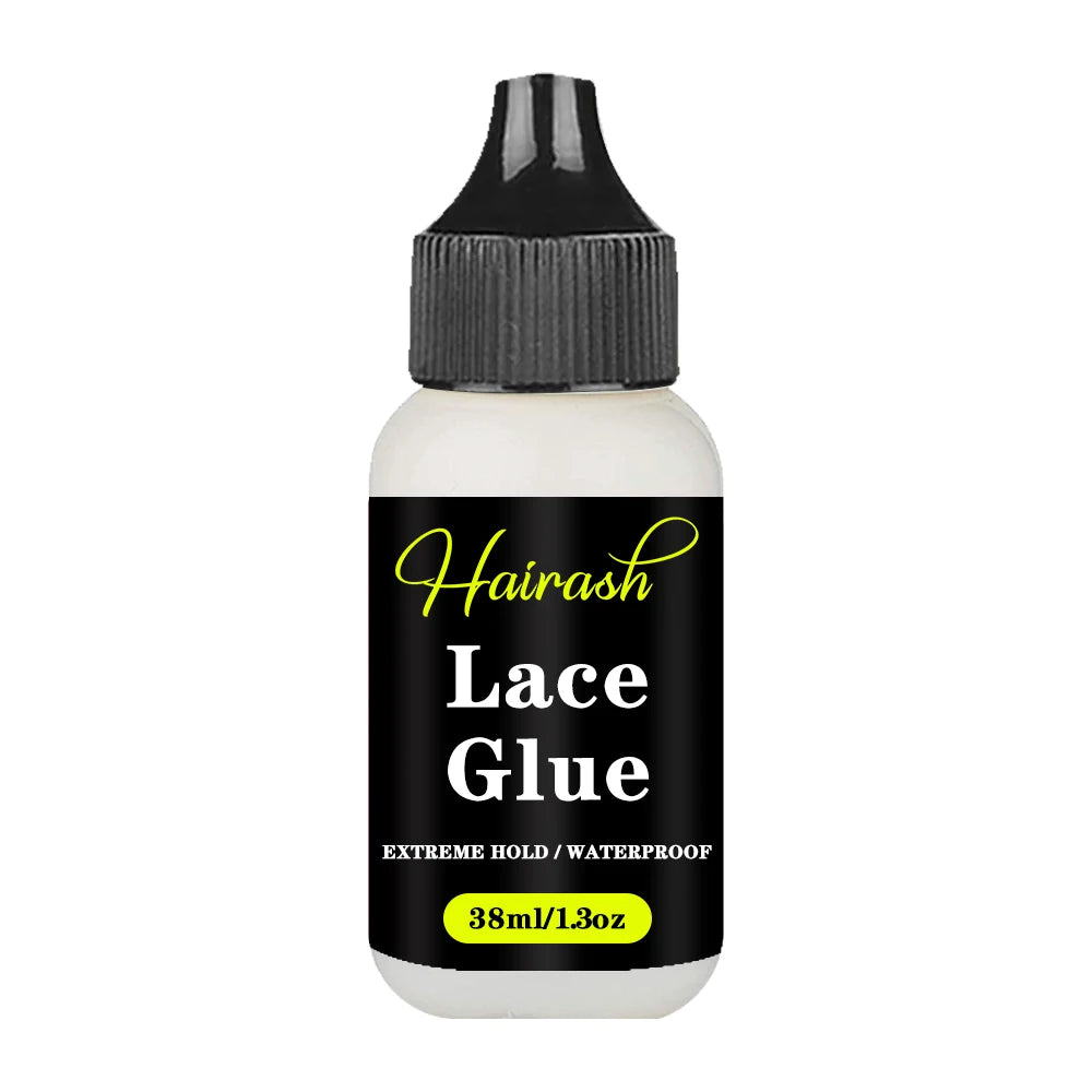 38ML Lace Wig Glue Waterproof For Front Wig/Toupee/Closure/Tape Hair Extension Clear Remover For Adhesive Tape With Glue Remover