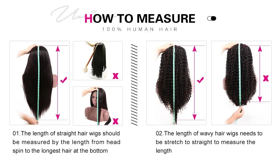 UNICE Hair Kinky Straight V Part Wig Human Hair With Drawstring EasiContour Minimal Leave Out VPart Human Hair Wigs 150% Density