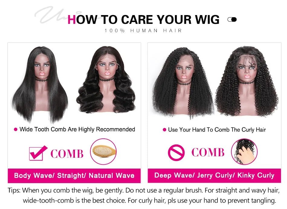 UNICE Hair Kinky Straight V Part Wig Human Hair With Drawstring EasiContour Minimal Leave Out VPart Human Hair Wigs 150% Density