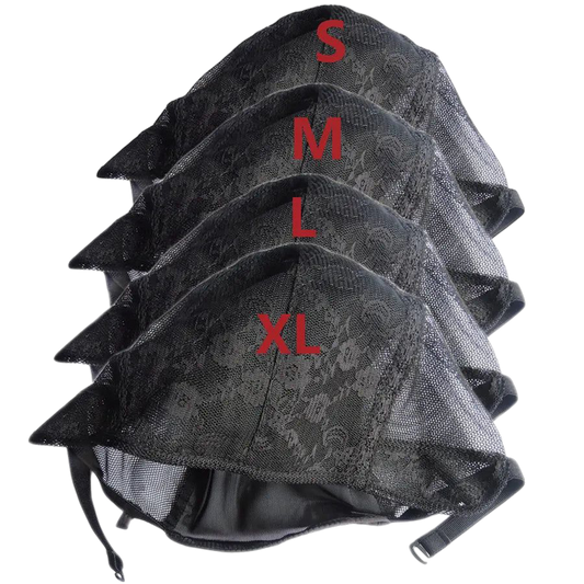 Alileader Adjustable Wig Caps For DIY Wig S/L/XL Base Cap Black Weaving Wig Tools Cap Lace Wig Caps Weave Cap For Making a Wig